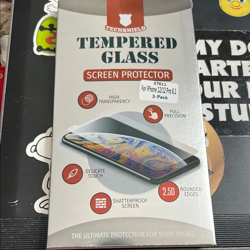 Tempered Glass Screen Protector for iPhone 12/12 Pro 6.1